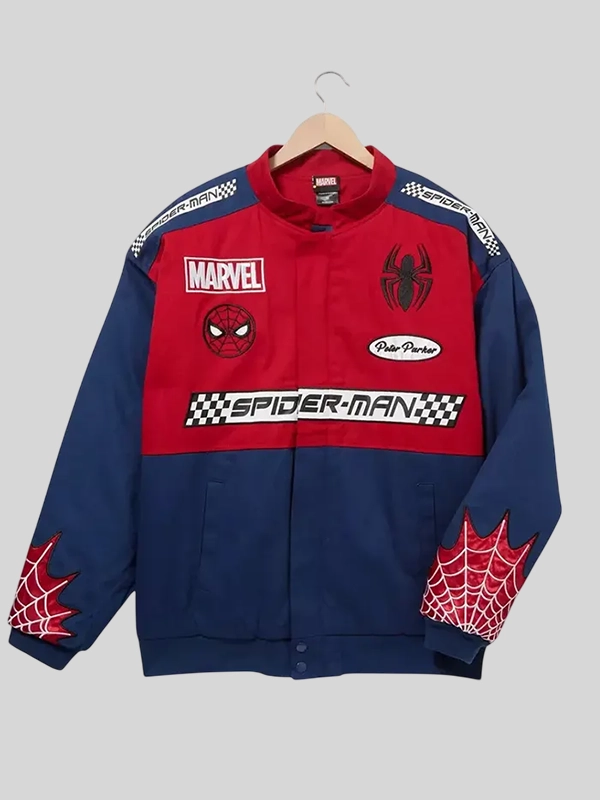 Protector of New York Spider Man Peter Parker racing jacket - Image 3