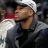 Giannis Antetokounmpo 2026 Black Denim Trucker Jacket