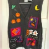 Halloween Vintage Embroidered Vest