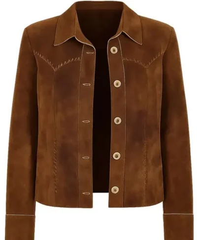 Happy’s Place S02 Bobbie Suede Leather Jacket