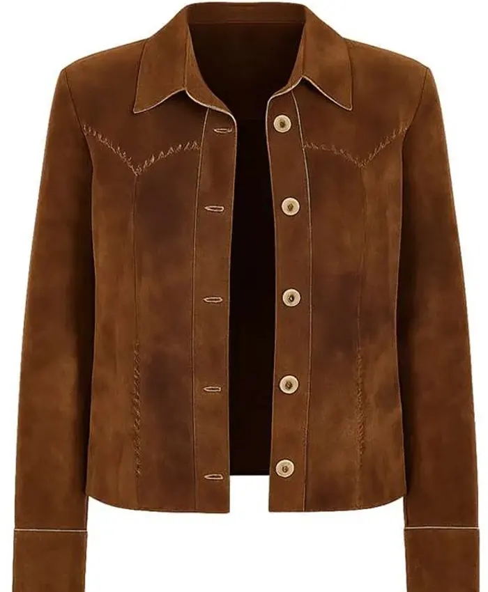 Happy’s Place S02 Bobbie Suede Leather Jacket