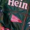 Heineken Green Leather Bomber Jacket