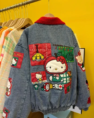 Hello-Kitty-Fruit-Party-Denim-Bomber-Jacket.webp