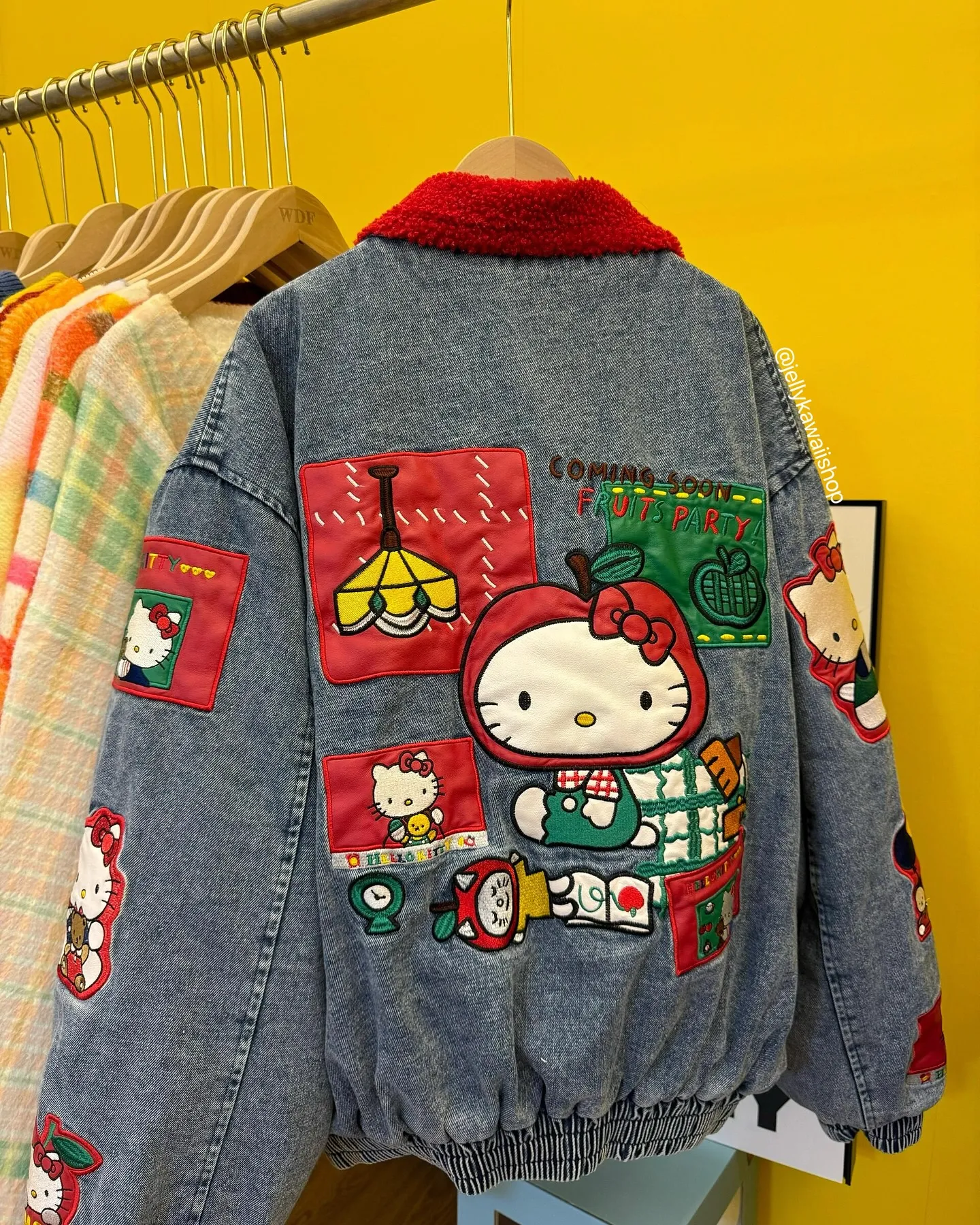 Hello-Kitty-Fruit-Party-Denim-Bomber-Jacket.webp
