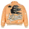 Hellstar x Avirex Men’s Leather Bomber Jacket
