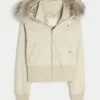 Hollister Peyton Cream Twill Jacket