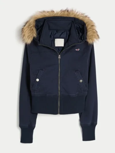 order now Hollister Peyton Cream Twill Jacket