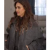 Honest Renovations S04 Jessica Alba Grey Wool Jacket