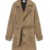 Honest Renovations S04 Jessica Alba Suede Trench Coat