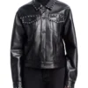 Honest Renovations S04 Lizzie Mathis Studded Leather Jacket