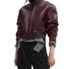 Honest Renovations S04 Lizzy Mathis Burgundy Jacket