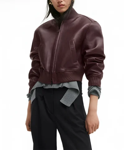 Honest Renovations S04 Lizzy Mathis Burgundy Jacket