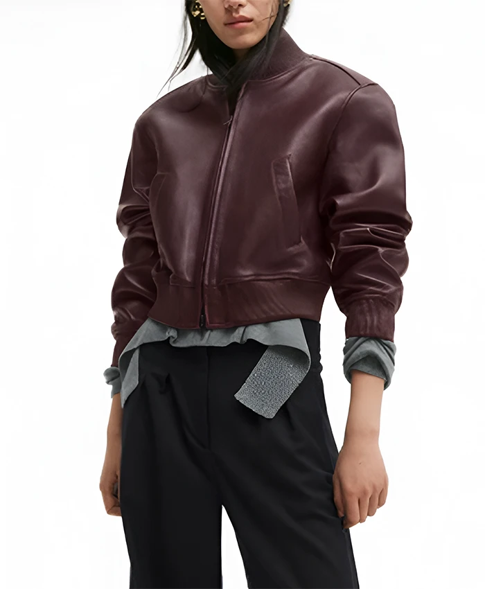 Honest Renovations S04 Lizzy Mathis Burgundy Jacket