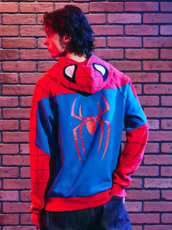 Hot Topic Spiderman Red Hoodie