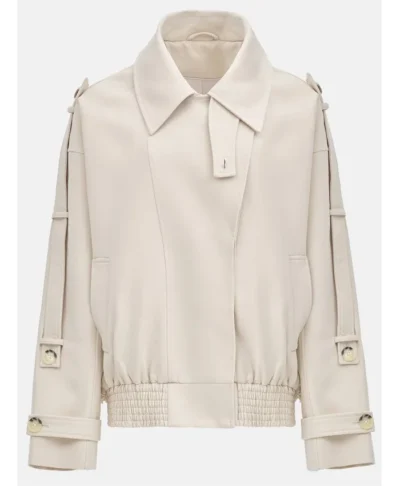 House of Stassi S01 Stassi Schroeder Beige Trench Jacket
