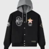 Houston Astros Black Insulated Twill Bomber Jacket