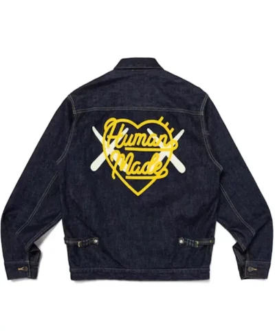 Human Made x KAWS Denim Work Jacket Indigo
