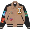 Icecream Trick Shot Collared Varsity Jacket