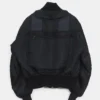 Issey Miyake Black Bomber Jacket