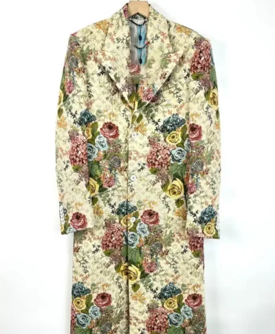 Jaafar Jackson Louis Vuitton Floral Coat