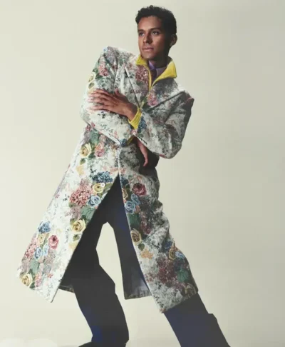 Jaafar Jackson Louis Vuitton Floral Coat