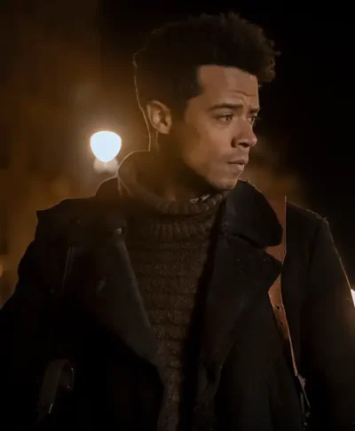 Jacob Anderson Interview with the Vampire S02 Black Wool Coat