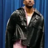 Jalen Williams Black Leather Jacket