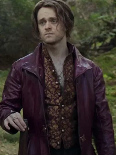 Jaskier The Witcher Season 3 Maroon Coat