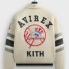 Jason Alexander New York Yankees White Leather Jacket
