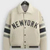 Jason AlexanderWhite Leather Jacket