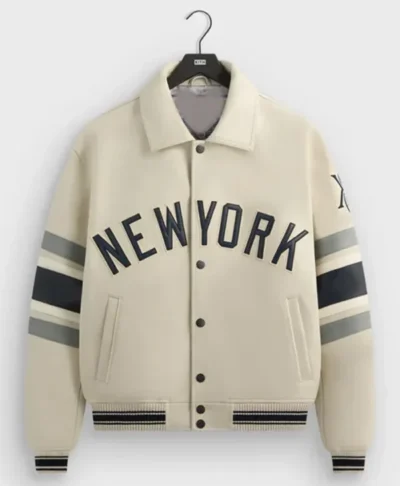 Jason AlexanderWhite Leather Jacket