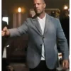 Jason Statham Wrath Of Man Grey Blazer