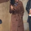 Jessica Grundle Clayface 2026 Brown Coat