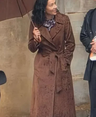 Jessica Grundle Clayface 2026 Brown Coat