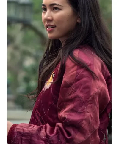Jessica Henwick Iron Fist Red Bomber Jacket