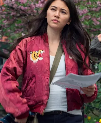 Jessica Henwick Iron Fist Red Bomber Jacket