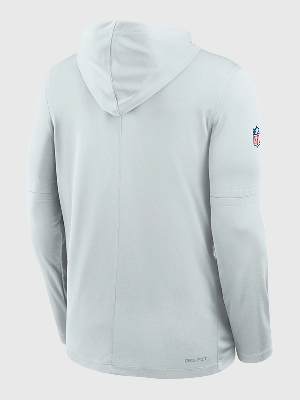 Joe Brady Preseason 2026 Bills Long Sleeve Hooded T-Shirt - Image 3