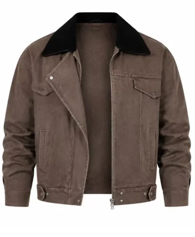 Joey King NYC 2026 Brown Jacket