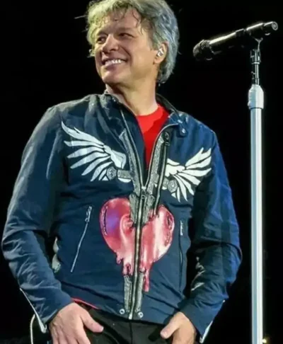 Jon Bon Jovi Concert Blue Jacket