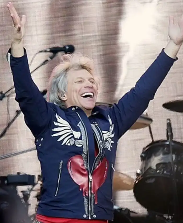 Jon Bon Jovi Concert Blue Jacket
