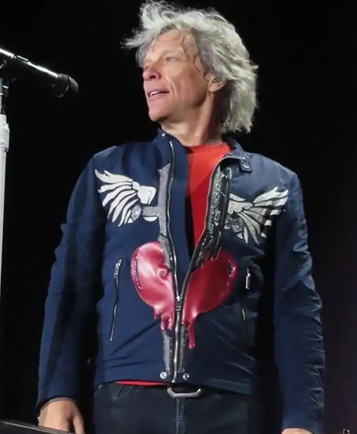 Jon Bon Jovi Concert Blue Jacket