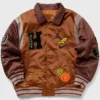 Jordan X Honor The Gift Westbrook Brown Varsity Jacket