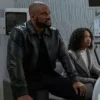 Jules Beauty in Black Leather Jacket