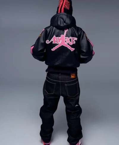 Jumpman23 x Awake NY AJ 6 Skeleton Leather Jacket