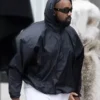 Kanye West Black Rain Jacket