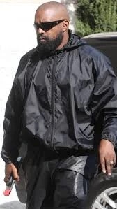 Kanye West Black Rain Jacket