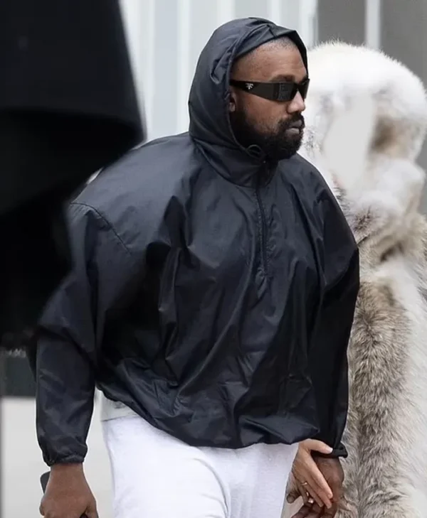 Kanye West Black Rain Jacket