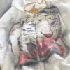 Kanye West White Tiger Zip Hoodie
