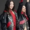 Katseye Lollapalooza Black Leather Jacket