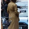 Keira Knightley Black Doves Season 2 Brown Coat